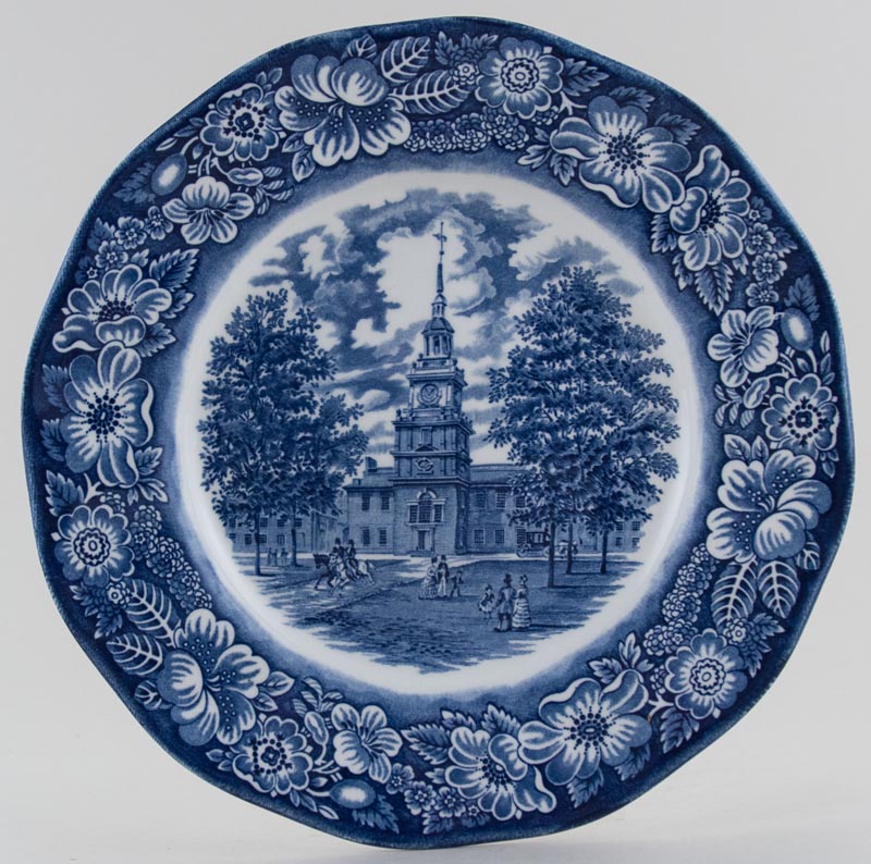 Plate Independence Hall c1970s